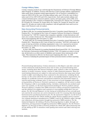 textron  annual report 1998