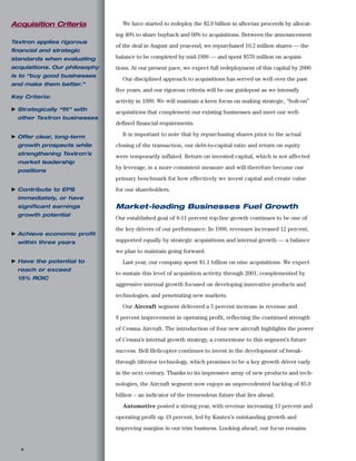 textron  annual report 1998