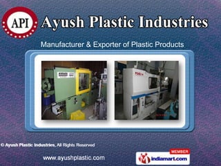 Manufacturer & Exporter of Plastic Products
 