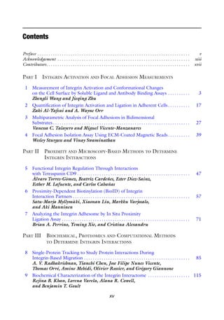 The Integrin Interactome Methods And Protocols 1st Ed Miguel ...