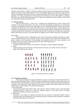 Finite state machine for retro arcade fighting game development | PDF