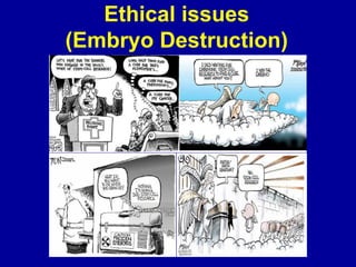 Ethical issues
(Embryo Destruction)
 