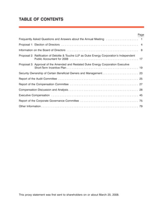 Duke-Energy 2008_Proxy