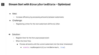 Introducing BinarySortedMultiMap - A new Flink state primitive to boost your application performance