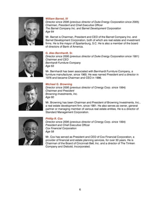 Duke_Energy_2006_Proxy_Statement