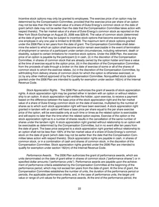 Duke_Energy_2006_Proxy_Statement