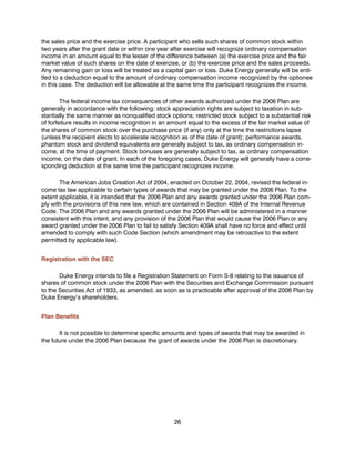 Duke_Energy_2006_Proxy_Statement