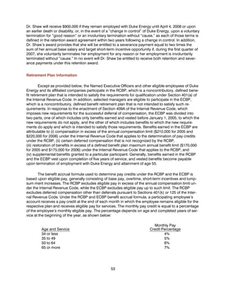 Duke_Energy_2006_Proxy_Statement