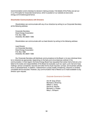 Duke_Energy_2006_Proxy_Statement