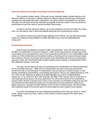 Duke_Energy_2006_Proxy_Statement