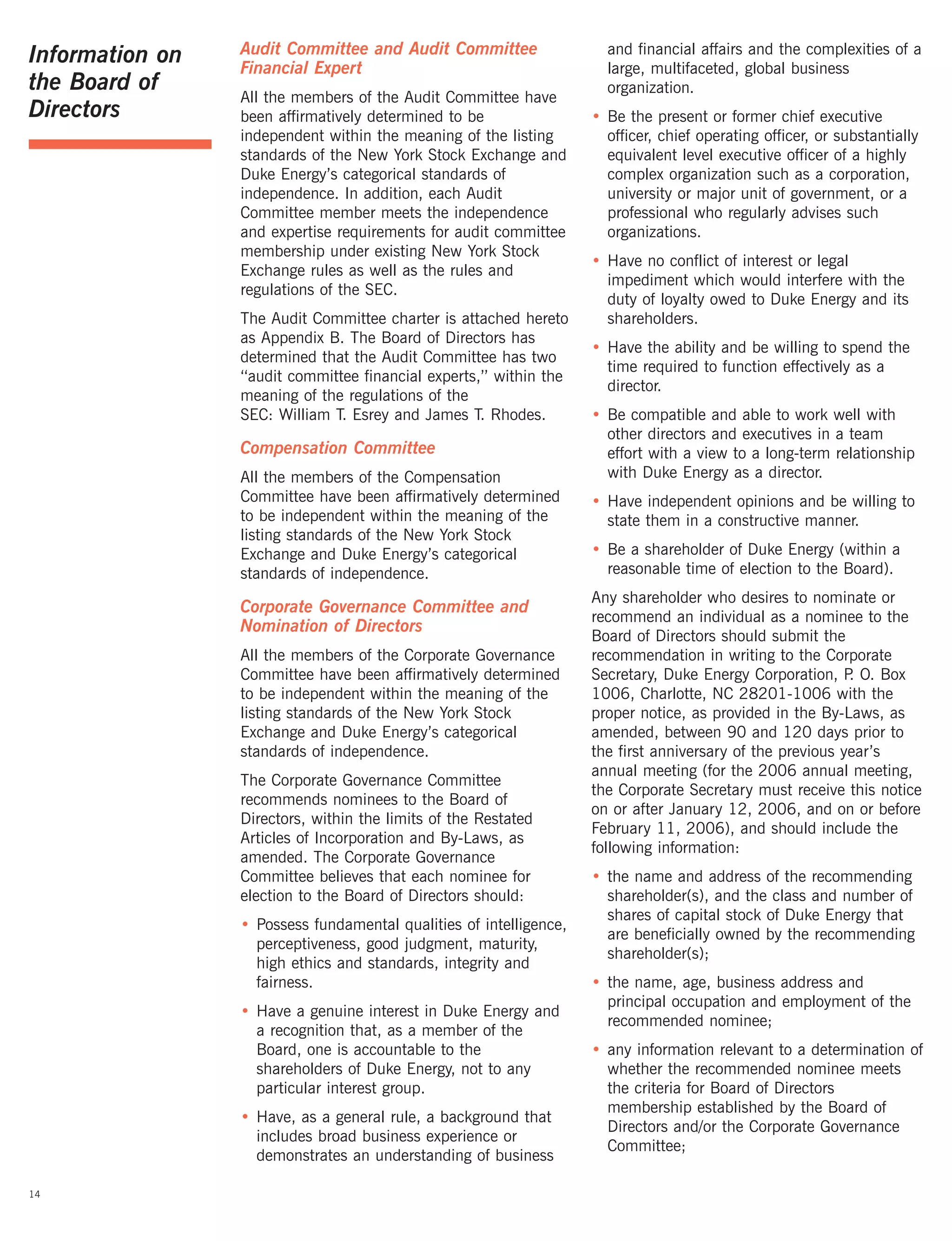 Duke_Energy_2005_Proxy_Statement