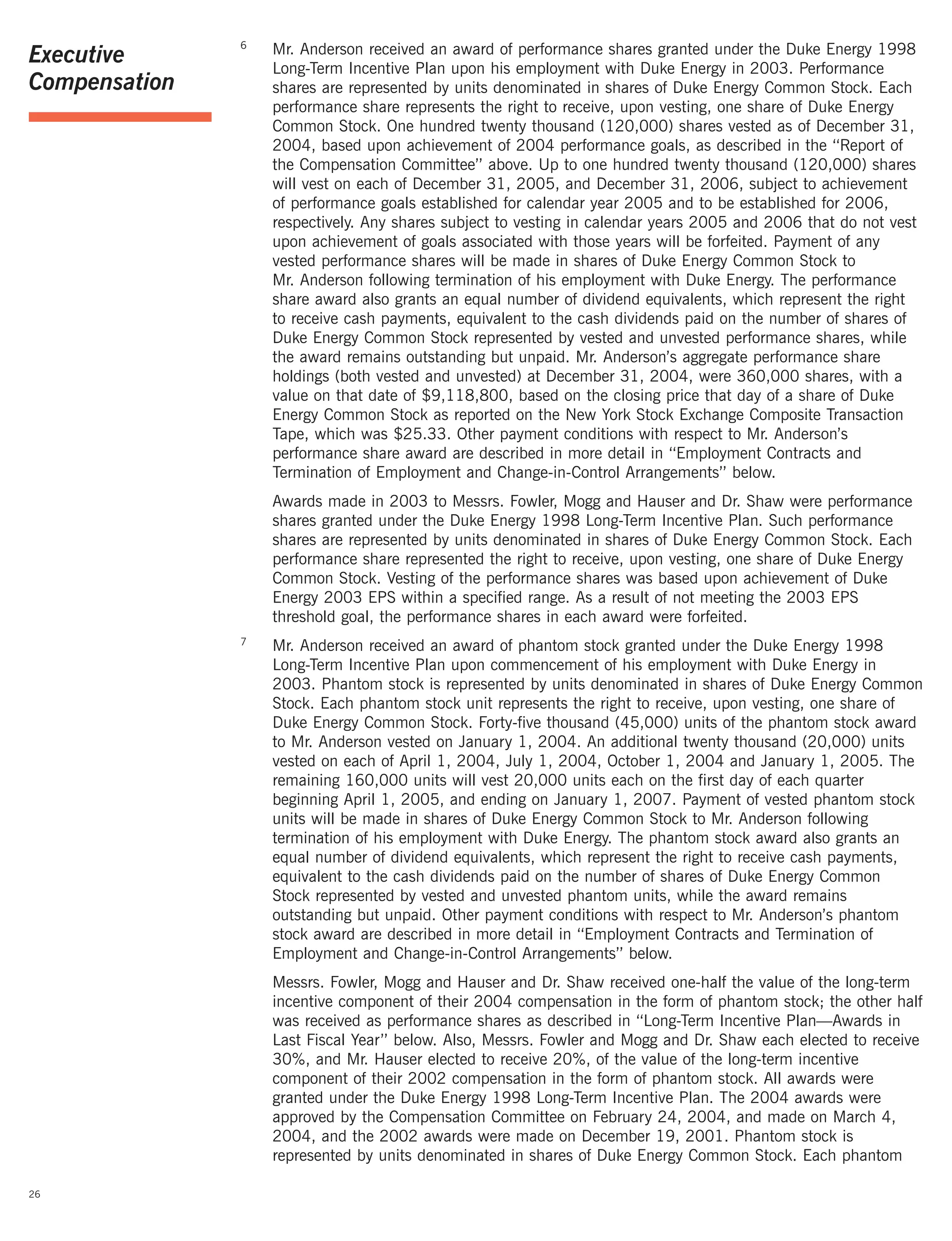 Duke_Energy_2005_Proxy_Statement