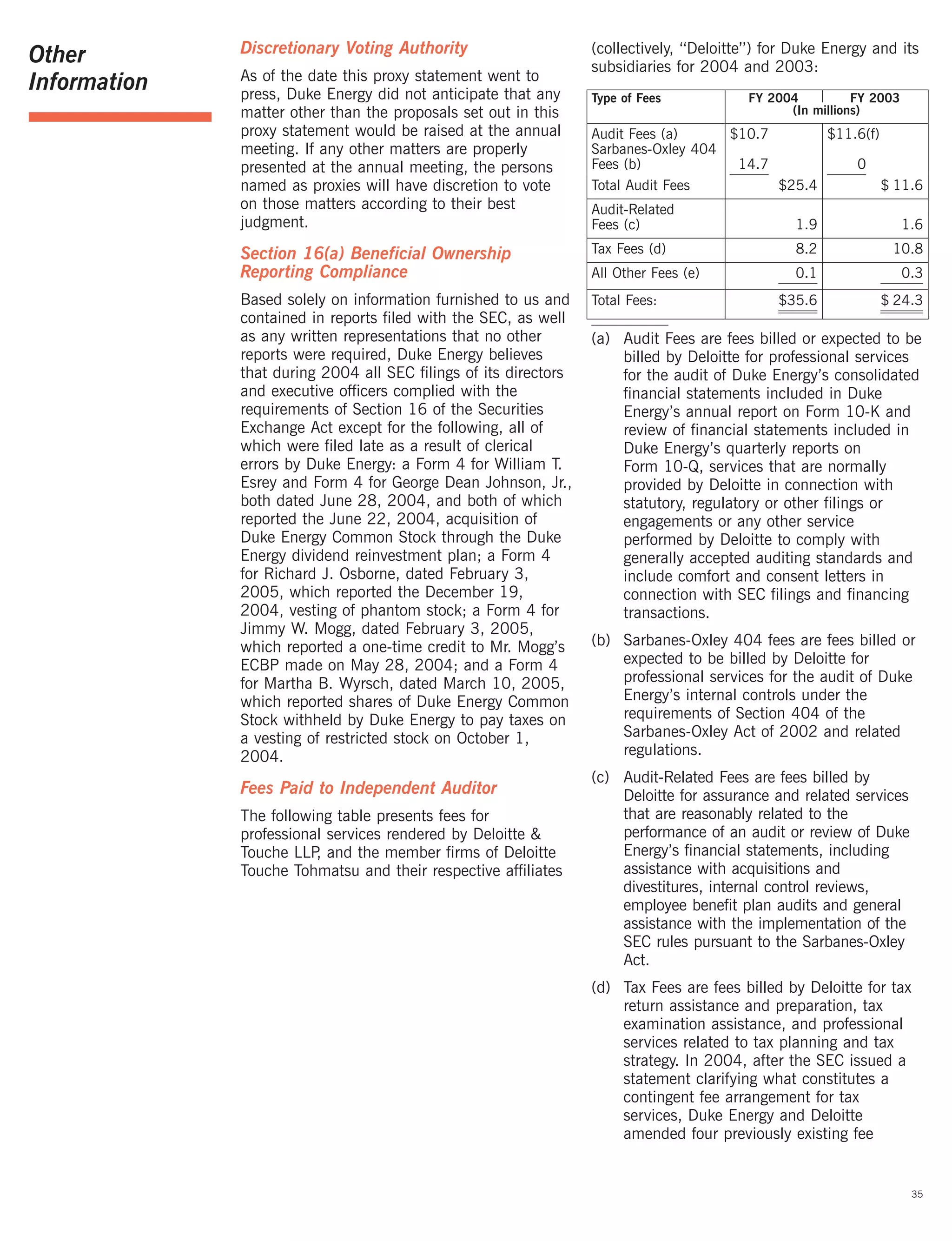 Duke_Energy_2005_Proxy_Statement