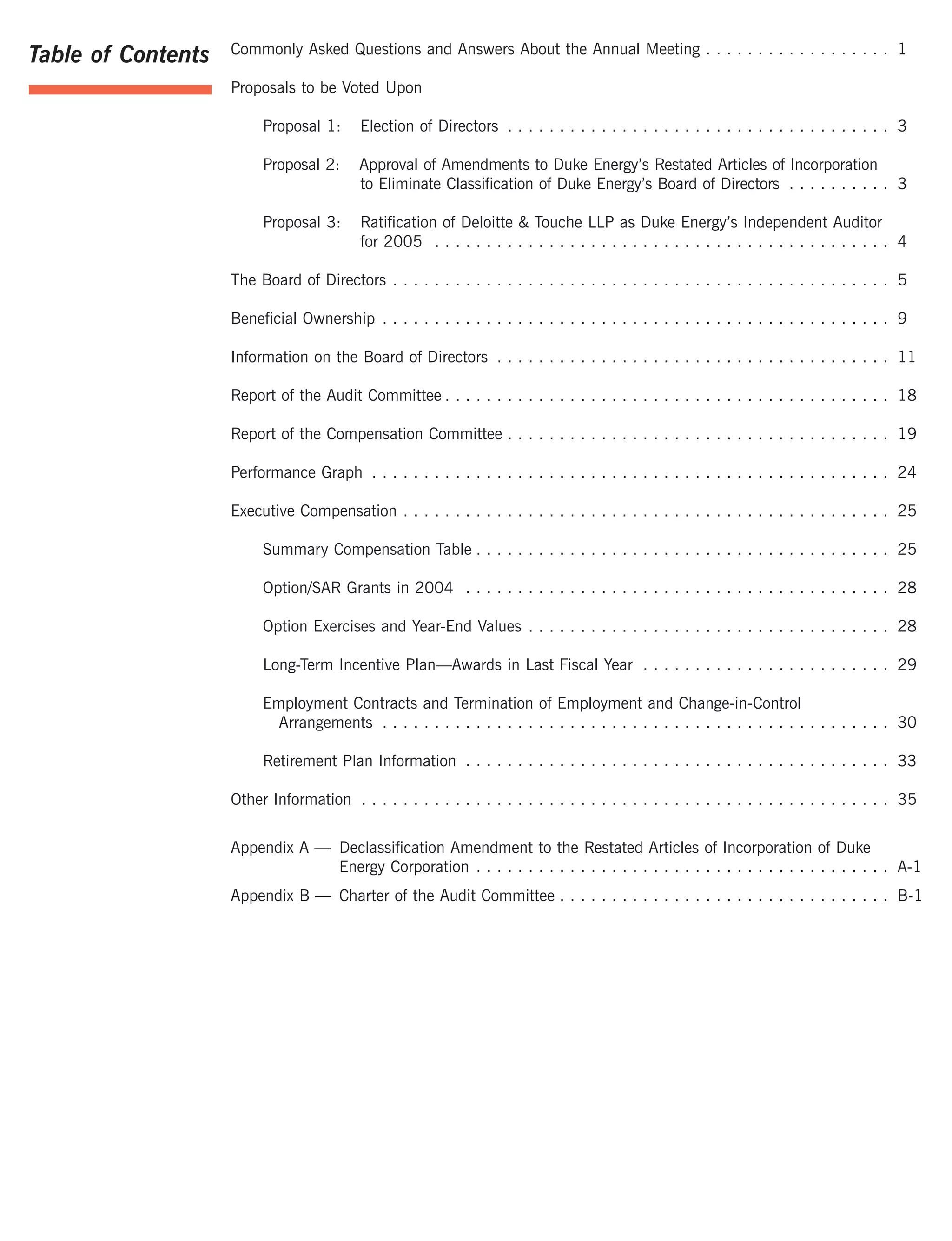 Duke_Energy_2005_Proxy_Statement