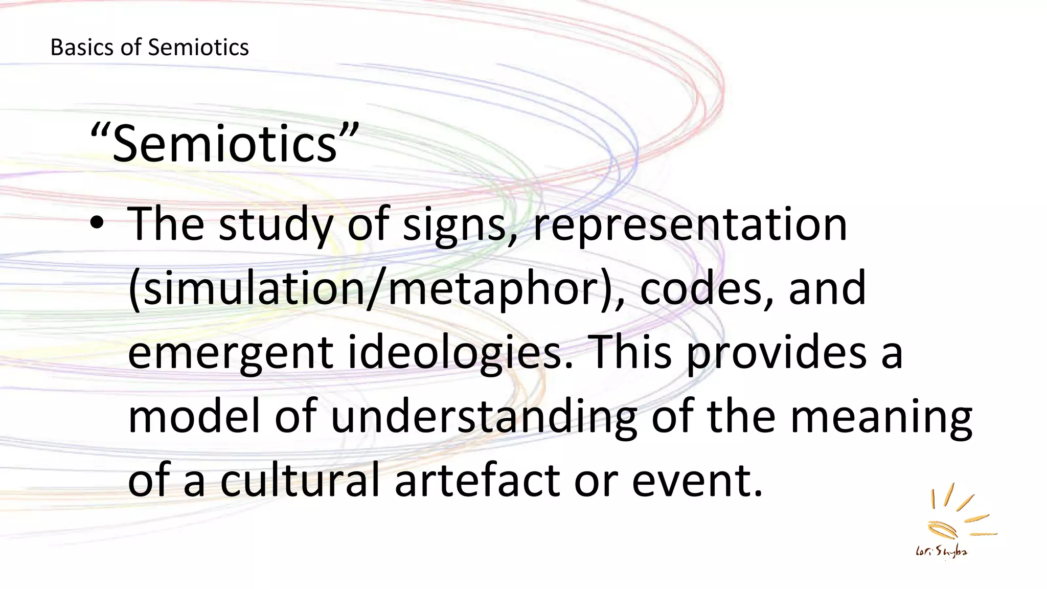 Television: Semiotics and Story Structure | PPT