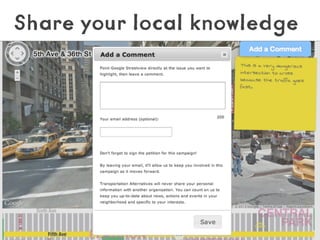 Share your local knowledge

24

 