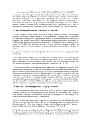 SURREALIST ONTOLOGIES AND THE FRAGILITY OF IDENTITY IN MURAKAMI’S THE ...