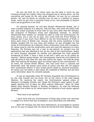 Zulfikar Ali Bhutto The Falcon Of Pakistan Abdul Ghafoor Bhurgri | PDF
