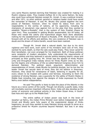 Zulfikar Ali Bhutto The Falcon Of Pakistan Abdul Ghafoor Bhurgri | PDF
