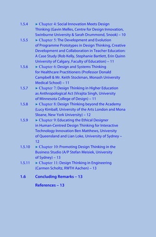 Design Thinking In Higher Education Interdisciplinary Encounters 1st Ed ...