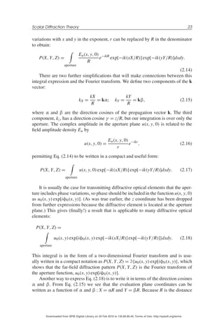 Diffractive Optics Design Fabrication And Test Tutorial Texts In ...