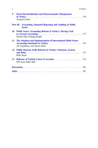 Reporting System Turkey Public Financial Management Reforms In Turkey Progress And Challenges ...