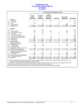 first energy 3Q 2007