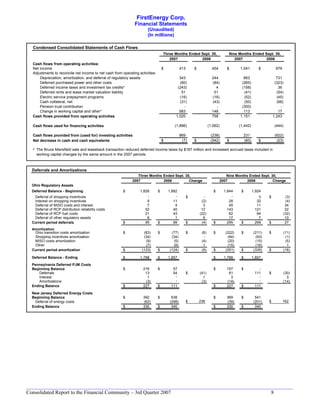 first energy 3Q 2007