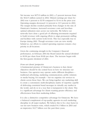 omnicom group annual reports 2003