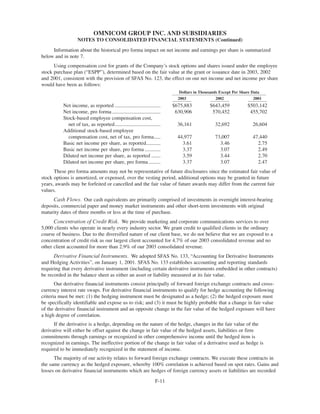 omnicom group annual reports 2003