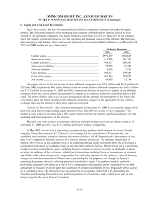 omnicom group annual reports 2003