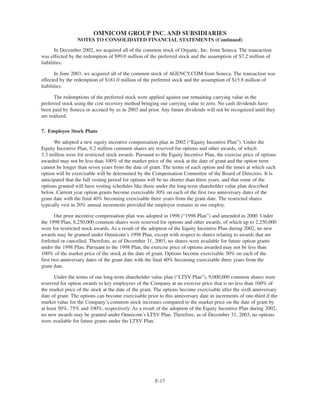 omnicom group annual reports 2003