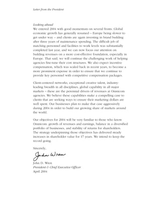 omnicom group annual reports 2003