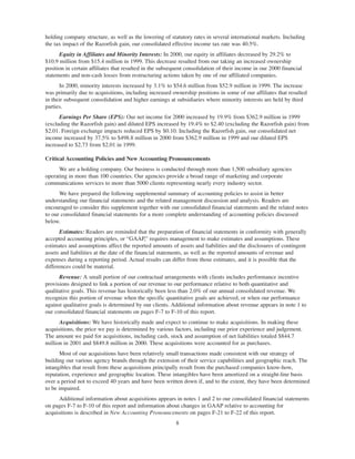 omnicom group annual reports 2001