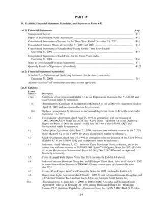 omnicom group annual reports 2001