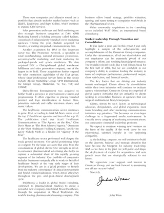 omnicom group annual reports 2001