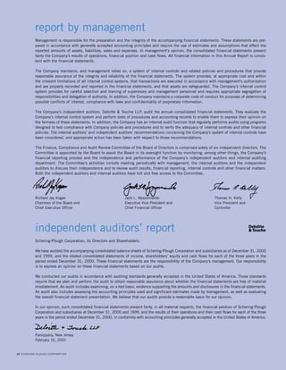 schering plough 2000annual