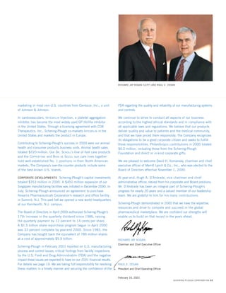 schering plough 2000annual