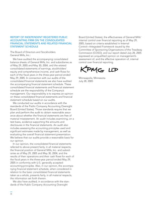 general mills AR2005