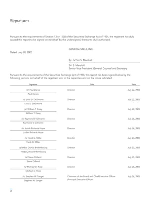 general mills AR2005