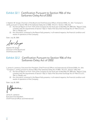 general mills AR2005