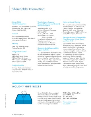 general mills AR2005