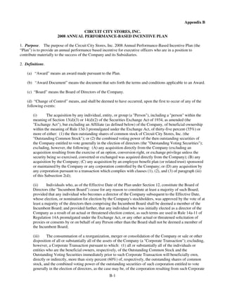 circuit city stores 2008 Proxy Statement 