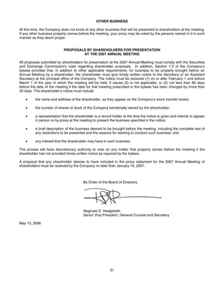 circuit city stores 2006 Proxy Statement