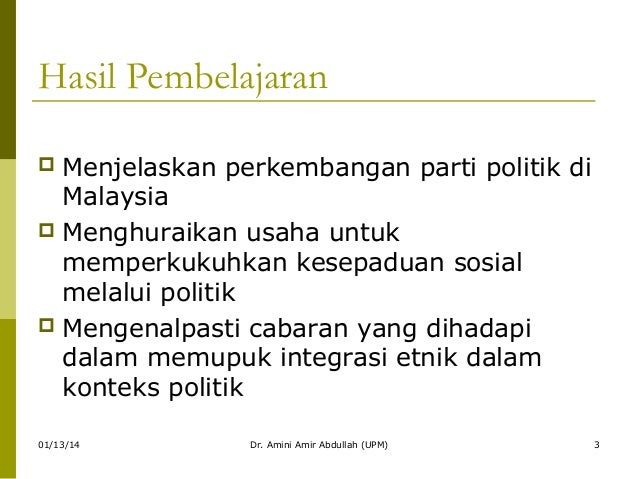 Hubungan Etnik Bab 5 / Mengetahui bahawa parti baharu ditubuhkan iaitu