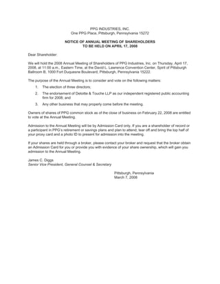 ppg industries2008PPGBannerlessProxyFinal