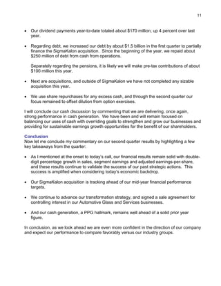 2Q 2008 EARNINGSTRAN SCRIPT