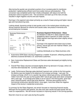 2Q 2007 EARNINGS TRANSCRIPT
