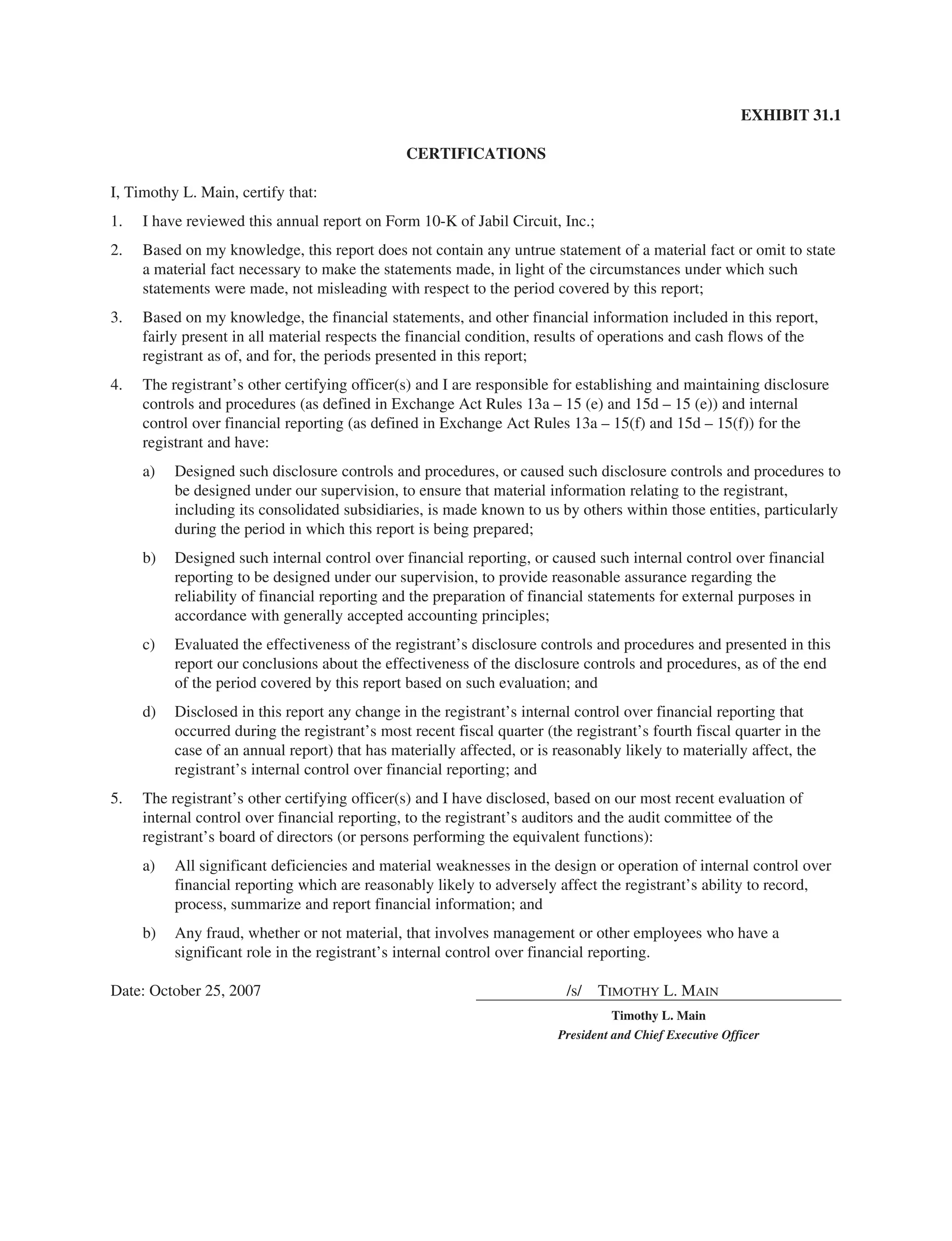 jabil circuit Annual Report 2007