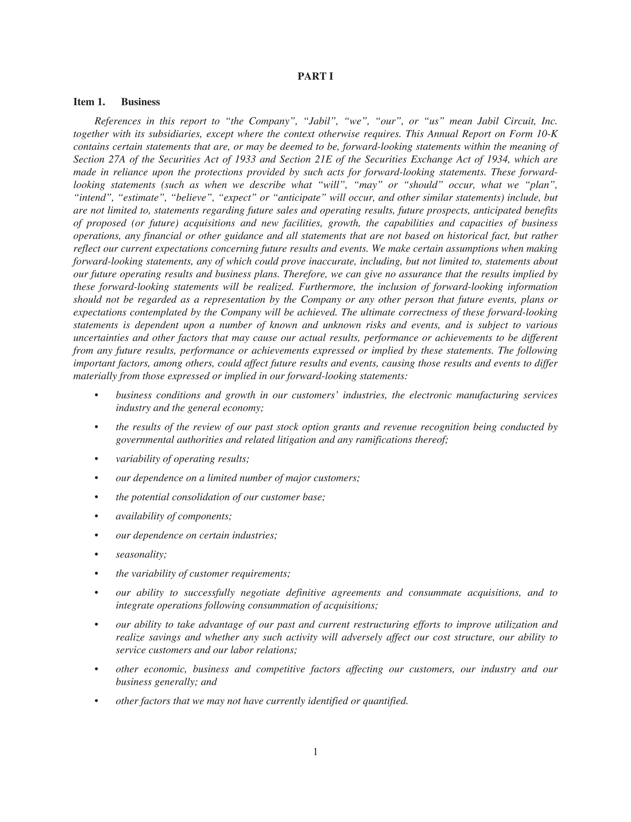 jabil circuit Annual Report 2007